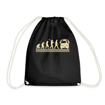 Development of the school bus driver - Drawstring Bag - black - Front