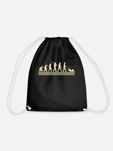 Gärtner-evolution - Turnbeutel - Schwarz