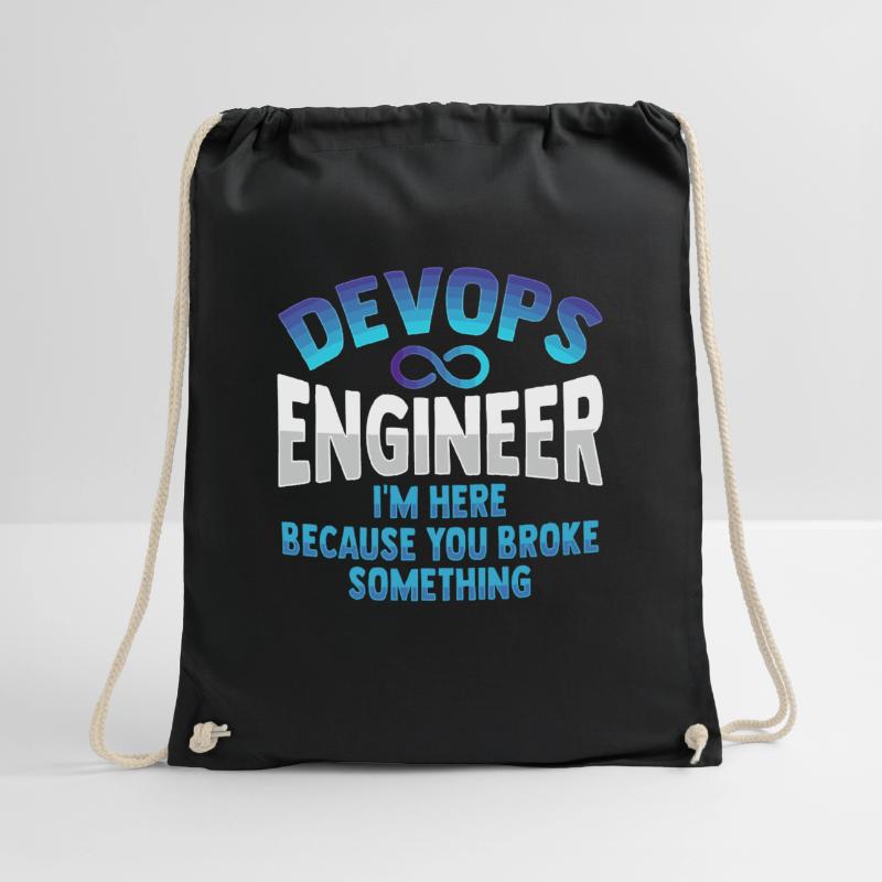 Sys-Admin Developer Devops Engineer Drawstring Bag