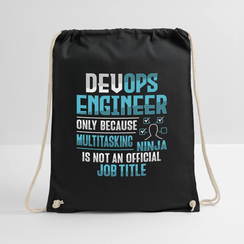 Sys-Admin Developer Devops Engineer Drawstring Bag