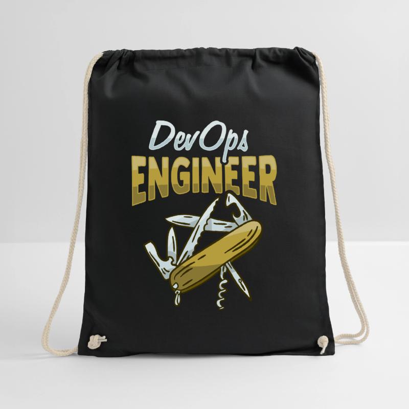 Sys-Admin Developer Devops Engineer Drawstring Bag