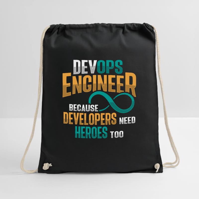 Sys-Admin Developer Devops Engineer Drawstring Bag