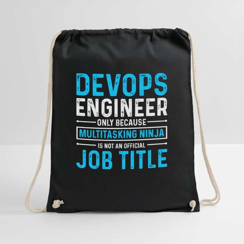 Sys-Admin Developer Devops Engineer Drawstring Bag