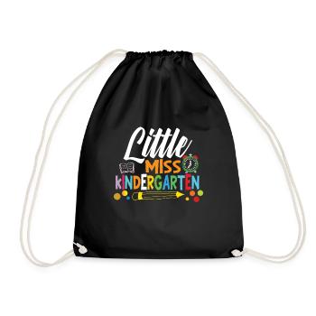 Chemise de la rentrée scolaire Little Miss Kindergarten - Sac de sport léger - noir - Devant