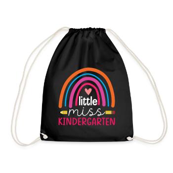 Chemise de la rentrée scolaire Little Miss Kindergarten - Sac de sport léger - noir - Devant