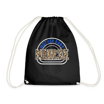 Chemise mère bébé infirmière, appréciation de la Semaine des infirmières - Sac de sport léger - noir - Devant