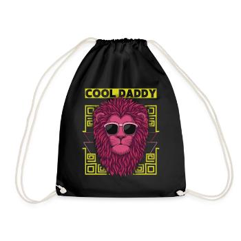 Cool-Daddy, Père-Papa-Papa dicton drôle - Sac de sport léger - noir - Devant