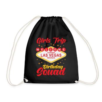 Girls Trip Las Vegas Birthday Squad Design. - Sac de sport léger - noir - Devant