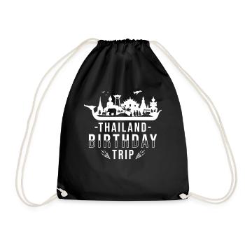 Voyage d’anniversaire en Thaïlande Thaïlande - Sac de sport léger - noir - Devant