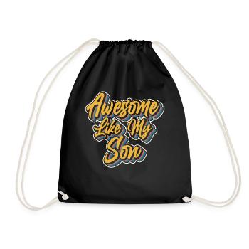 Fantastique Comment mon fils père papa papa dit - Sac de sport léger - noir - Devant