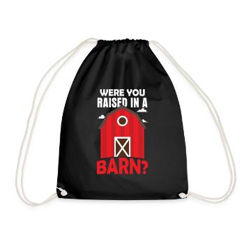 Avez-vous été élevé dans une grange? Papa Papi - Sac de sport léger - noir - Devant