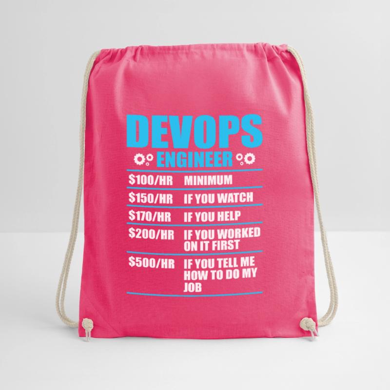 Devops Sys-Admin Developer Drawstring Bag