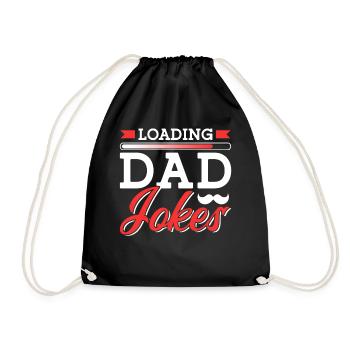 Papa Blague Papa Blagues Père - Sac de sport léger - noir - Devant