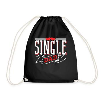 Père célibataire Papa Papa Parent célibataire - Sac de sport léger - noir - Devant