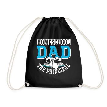 Homeschool Papa Alias Directeur Homeschooling Père - Sac de sport léger - noir - Devant