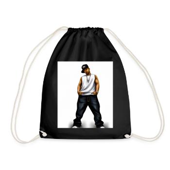 Hip Hopper Rapper - Turnbeutel - Schwarz - Vorne