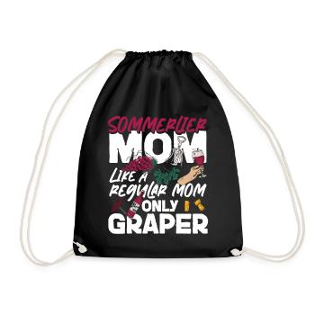 Dégustation de vin de sommelier - Sac de sport léger - noir - Devant