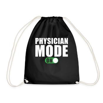 Doctor Mode To Funny Doctor Gift - Drawstring Bag - black - Front