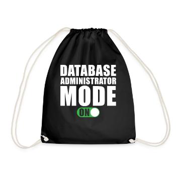 Mode Administrateur de base de données activé - Sac de sport léger - noir - Devant