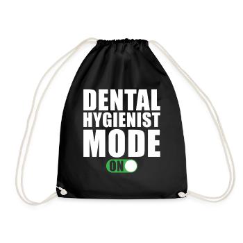 Mode hygiéniste dentaire An - Sac de sport léger - noir - Devant