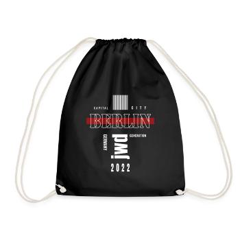La capitale berlinoise Janz loin - Sac de sport léger - noir - Devant