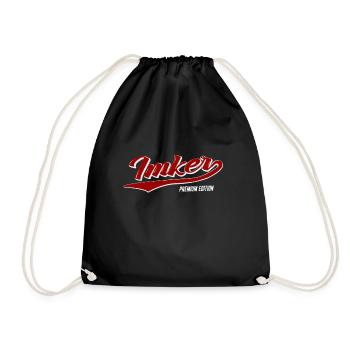 Imker Premium Bienenflüsterer Vintage Motiv - Turnbeutel - Schwarz - Vorne