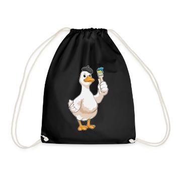 Peinture au pinceau Duck Painter - Sac de sport léger - noir - Devant