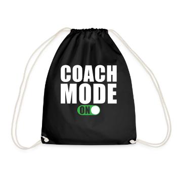 Trainer Mode A Coach - Drawstring Bag - black - Front