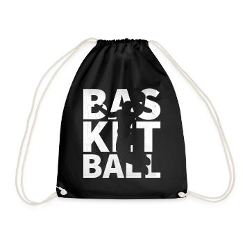 Basketball Ball Sport Graphique - Sac de sport léger - noir - Devant