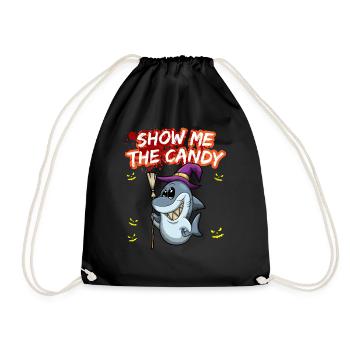 Montrez-moi le truc ou la friandise du costume d’Halloween - Sac de sport léger - noir - Devant