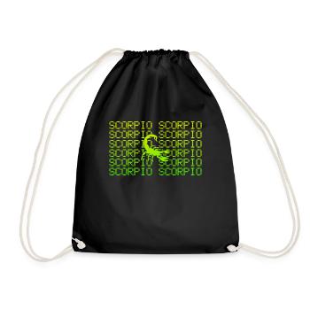 Scorpion - Drawstring Bag - black - Front