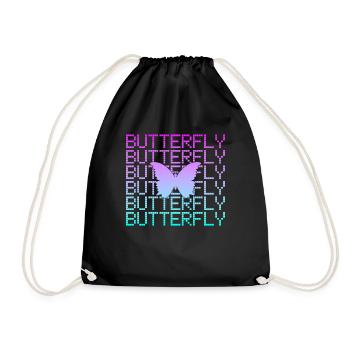 Papillon - Sac de sport léger - noir - Devant