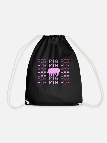Cochon - Sac de sport léger - noir