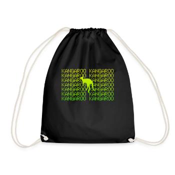 Kangourou - Sac de sport léger - noir - Devant