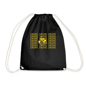 Percussion - Drawstring Bag - black - Front