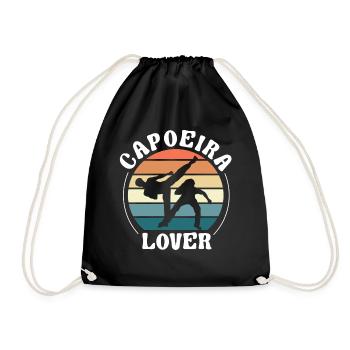 Amateurs de Capoeira Hobby Arts Martiaux Brésilien - Sac de sport léger - noir - Devant