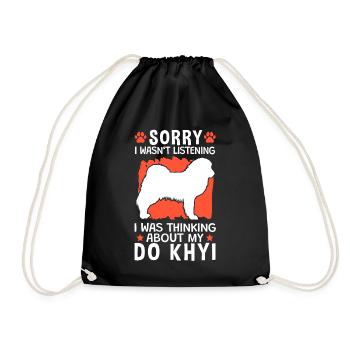 My Do Khyi thought of Tibetmastiff - Drawstring Bag - black - Front