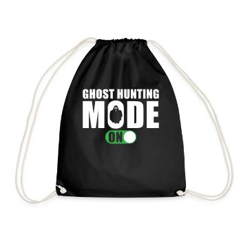 Ghost Hunter Spell Ghost Hunt Mode On - Drawstring Bag - black - Front