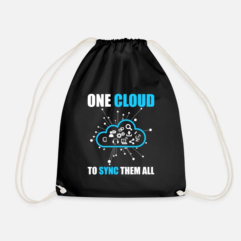 Cloud-Administrator Cloud-Devops - Turnbeutel - Schwarz