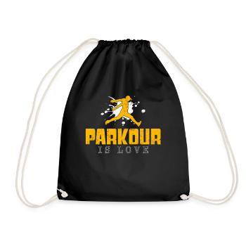 Dicton Parkour - Sac de sport léger - noir - Devant