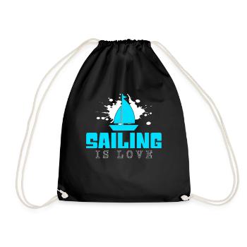 Voile - Sac de sport léger - noir - Devant
