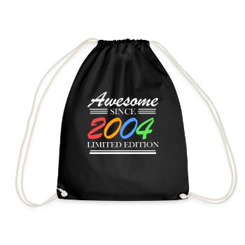 2004 - Turnbeutel - Schwarz - Vorne