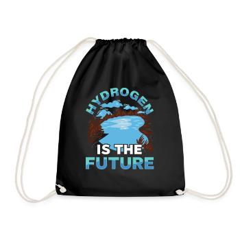 L’hydrogène est l’élément hydrogène du futur - Sac de sport léger - noir - Devant