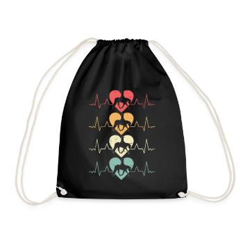 Chasse équitation anglaise cavalier cheval sport équestre - Sac de sport léger - noir - Devant