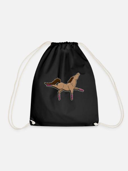 Dressur Reiten Reiten Reiter Reiten - Turnbeutel - Schwarz