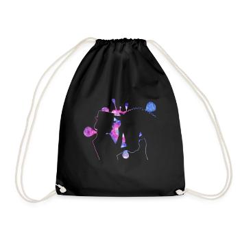 Dressur Reiten Reiten Reiter Reiten - Turnbeutel - Schwarz - Vorne