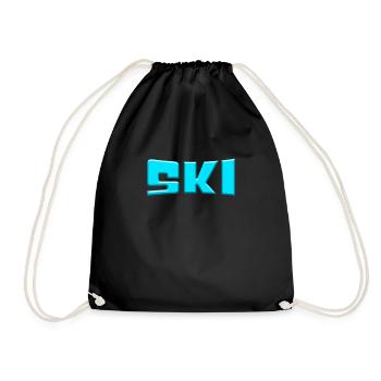 Ski - Turnbeutel - Schwarz - Vorne