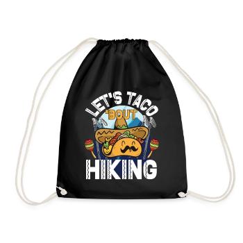 Randonnée Let’s Taco' Bout - Sac de sport léger - noir - Devant