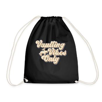 Vaulting Vibes Only - cheval de saut - Sac de sport léger - noir - Devant