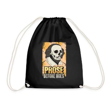 Shakespeare Literature - Drawstring Bag - black - Front